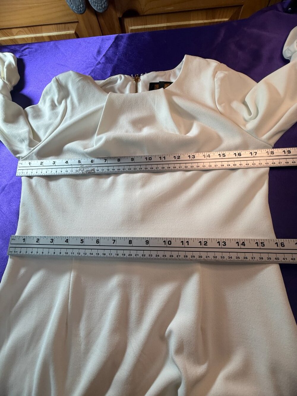 NWT📌 Alexia Admor Elegant Great For Many Occasions Dress w/ Trumpet Sleeve - Picture 10 of 16